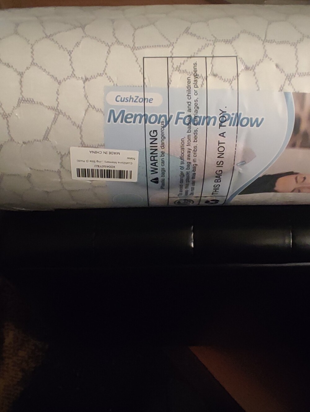 White Memory Foam Pillow - Supportive Sleep Comfort